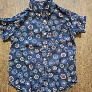 Crewcuts fireworks button down